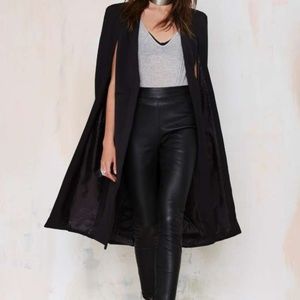 Lavish Alice Black Cape Jacket